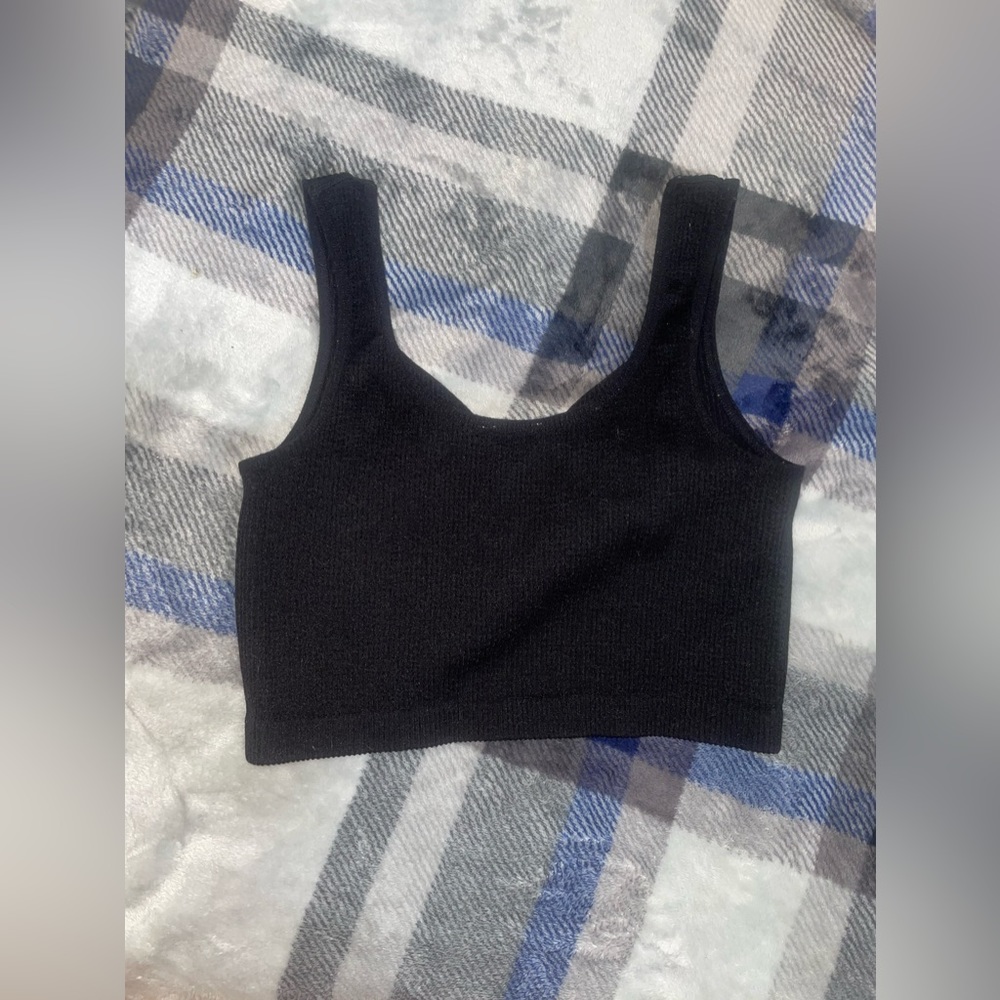Women’s black tank top